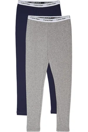Calvin Klein Logo-waistband leggings (set of two)