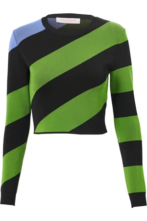 Carolina Herrera Striped cropped jumper