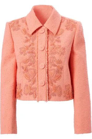 Carolina Herrera Embroidered cropped jacket
