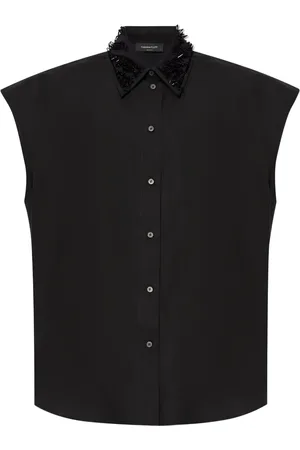Fabiana Filippi Bead-detail shirt
