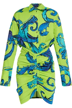 VERSACE Printed mini dress