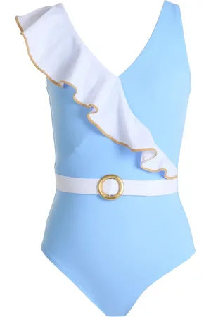 Nessi Byrd Ruffle-detail swimsuit