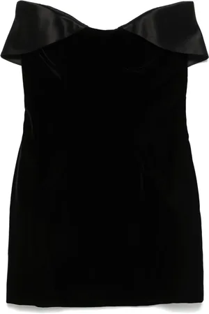 MUGLER Velvet mini dress