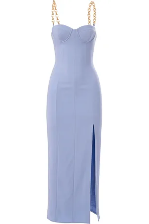 Carolina Herrera Chain-strap midi dress