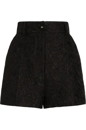 Dolce & Gabbana Floral brocade-effect shorts