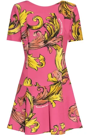 VERSACE Printed mini dress