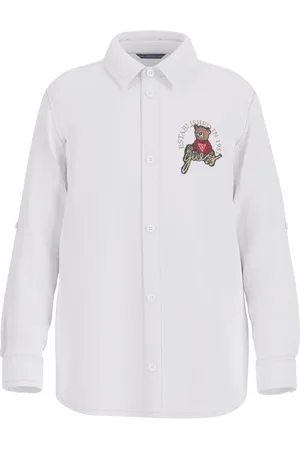 Guess Teddy bear-embroidered shirt