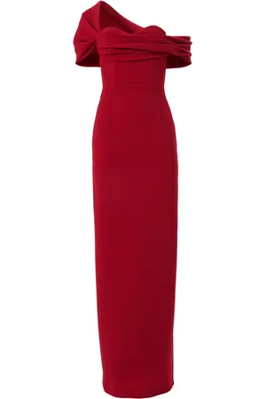 Carolina Herrera Draped off-shoulder gown