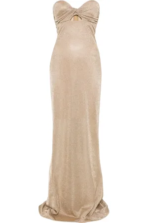 GIUSEPPE DI MORABITO Metallic threading maxi dress