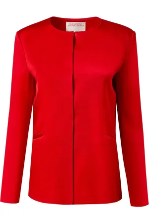 Alejandra Alonso Rojas Satin fitted jacket