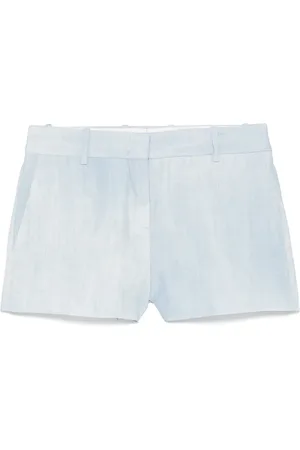 ERMANNO SCERVINO Denim-print shorts
