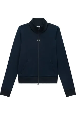 Courrèges Embroidered-logo tracksuit jacket