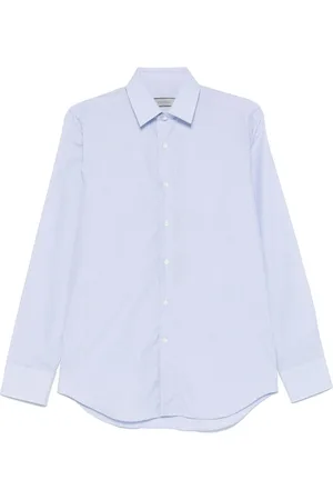 CANALI Grid-pattern shirt