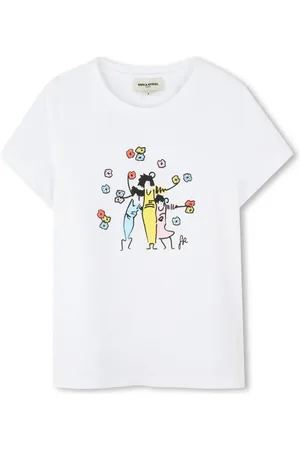Sonia Rykiel Enfant Family-print T-shirt