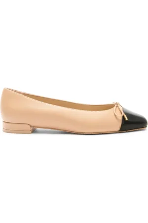 Stuart Weitzman Sleek Bow ballet flats