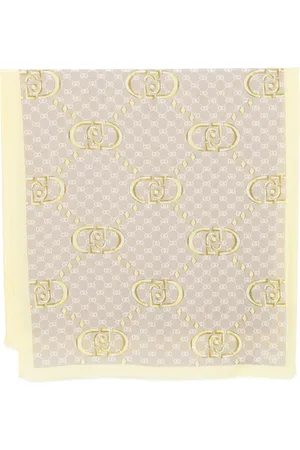 Liu Jo Monogram-pattern scarf
