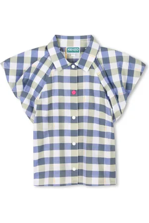 Kenzo Check pattern blouse