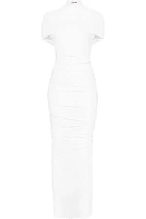 Jean Paul Gaultier Jersey double-layer maxi dress