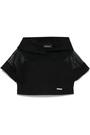 MONNALISA Sheer-trimmed T-shirt