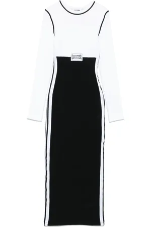 Jean Paul Gaultier Colour-block maxi dress