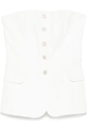 Maje Crystal-buttons top