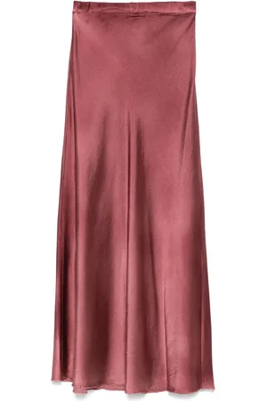 AVANT TOI Satin midi skirt