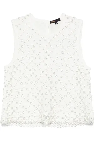 Maje Bead-embellished top