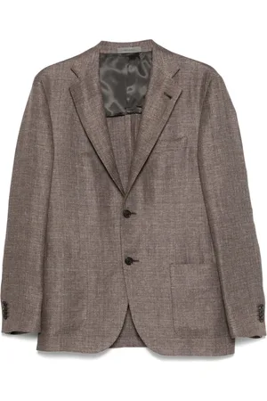 corneliani Mélange-effect blazer