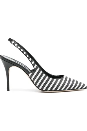 Manolo Blahnik 110mm Allu slingback pumps
