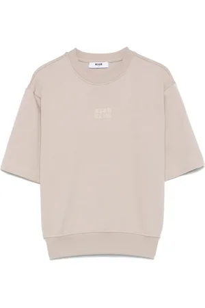 Msgm Raised-logo T-shirt
