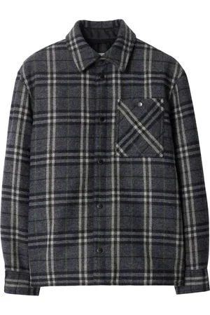 Burberry Checked wool shirt