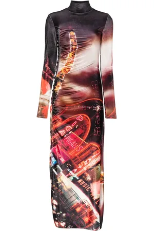 Jean Paul Gaultier Pigalle velvet maxi dress