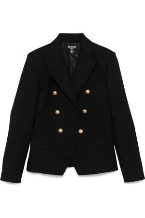 Balmain Logo embossed-buttons blazer