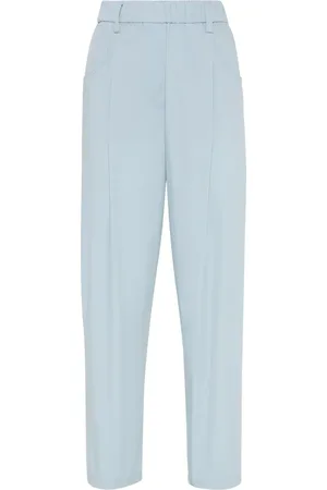 Brunello Cucinelli Monili chain-detail straight-leg trousers