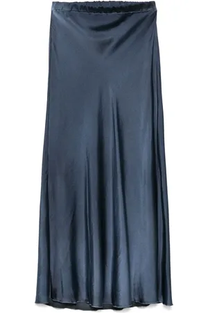 AVANT TOI Satin midi skirt
