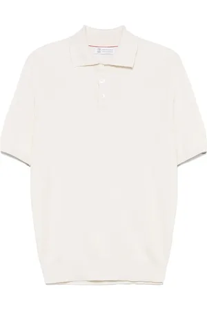Brunello Cucinelli Fine-ribbed polo shirt
