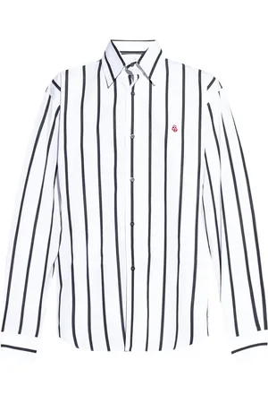 Alexander McQueen Skull striped shirt