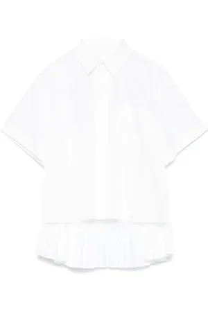 SACAI Cotton poplin shirt