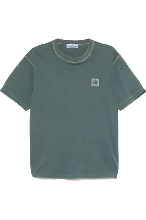 Stone Island Fissato-effect organic-cotton T-shirt