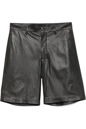 LEMAIRE Leather shorts