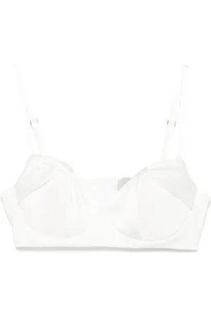 Elisabetta Franchi Satin-bow crepe top