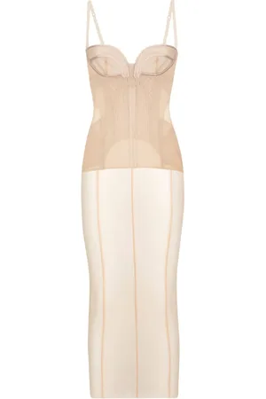 Dolce & Gabbana Sheer tulle bustier dress