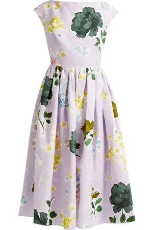 Erdem Boat-neck midi dress