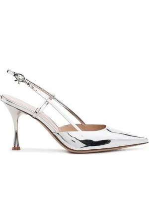 Gianvito Rossi Ribbon 85mm slingback pumps