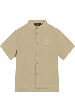 Dolce & Gabbana Crest logo-embroidered shirt