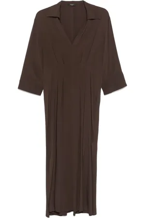 SEVENTY BY SERGIO TEGON Pleated midi dress