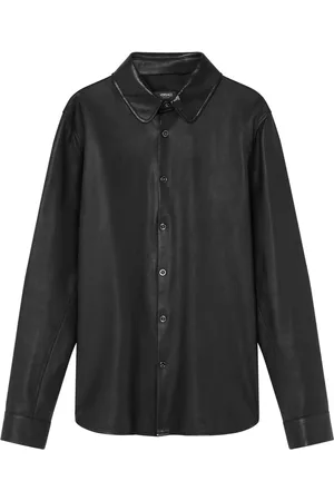 VERSACE Plongé leather shirt