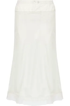 Maison Margiela Checked midi skirt