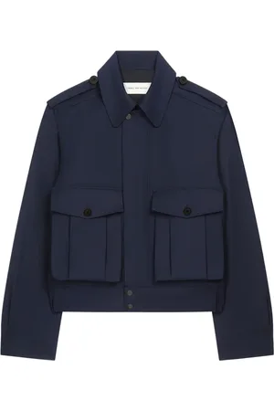 DRIES VAN NOTEN Epaulettes cropped jacket