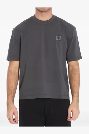 Stone Island Compass-patch cotton T-shirt